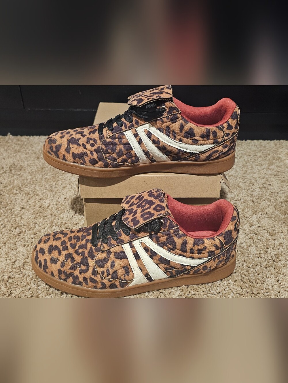 NIB CHEETAH STEVE MADDEN GYM SHOES